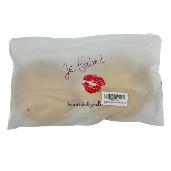 Je T'aime Adhesive Bra D Cup Nude/Beige NIP - Picture 1 of 7